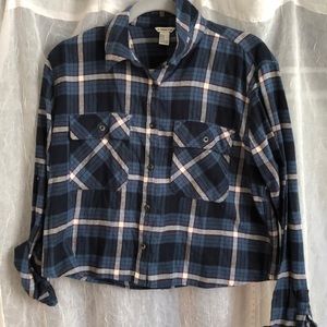 Forever 21 Crop Flannel